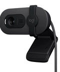 Straight Fire Full HD Webcam Crushing Every Video Conference And Livestream With Crystal Clear 1080p Quality Thirty Frames Per Second And A Durable Desk Mount Clip, black webcam with clip.