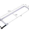 Heavy Duty 20 Inch F Clamp Rockin Drop Forged Steel Bar Clamps With 1400 Lbs Power for precise clamping during woodworking.