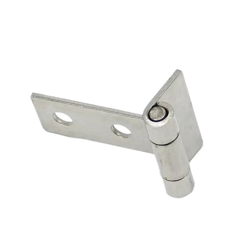 Adjustable Stainless Steel Door Hinge For Quiet Close And Smooth Opening Flat T Shaped Welded Hinge, angle view
