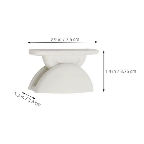 Sturdy Nylon RV Door Catch Holders For Motorhomes Trailers Camper Van Retainers With Heavy Duty Pressure Resistance, white 2.9x1.4 inches.