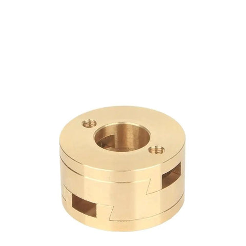 Upgrade Your 3D Printer With This Smooth Z Axis Screw Hot Bed Oldham Coupling Stabilizer That Drastically Reduces Vibration For Crystal Clear Prints While Ensuring Super Accurate Alignment On The Move. 16mm brass Oldham coupling