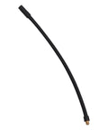 Durable Heavy Duty Metal PVC Air Hose For Car Bike Tyres Fits Any Pump With Threaded No Leak Design Keeps Cold And Hot Summer Weather Sealed Perfect For Rapid Inflation On All Vehicles black PVC hose with brass threaded end