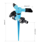 360 Degree Rotating Lawn Sprinkler For Large Area Coverage With Adjustable Spray Directions Direct Or 45 Degrees