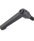 Kickass M8 Clamping Lever And Adjustable Toggle Handle Knobs Featuring Quick Release Return Spring For Smooth Shop Setup Black lever handle.
