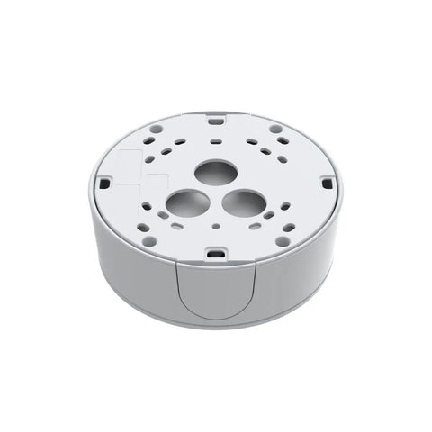 Conduit Back Box White Plastic Two Gang Electrical Box For Surface Or Flush Mounting, Durable Construction, Easy Wire Management