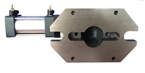 Badass Pneumatic Tip Tailstock For CNC Fourth Axis Lathe delivering knockout precision with 180 mm center height capacity.