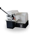 Professional Steel Pipe Cutter And Metallographic Sectioning Machine For Laboratory Precision Cutting Of Hard Alloy Bars And Round Tube Stocks Built For The Daily Grind with lever and motor features.
