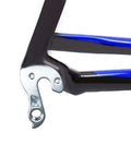Universal Rear Derailleur Hanger 250 Replacement for Fuji Corratec Haibike Kona Orange Salcano Wilier, installed view on bike frame.