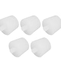 Get This Fafeicy Silicone Tapered Plug Kit With 20 High Temp Masking Plugs For Powder Coating Projects And Painting Sheltering Tasks To Seal Openings Like a Boss. five white silicone tapered plugs
