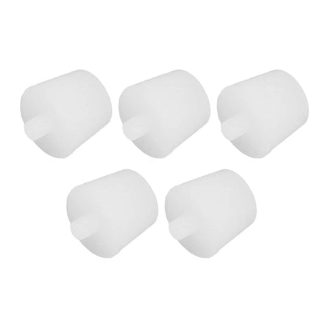 Hot Deal On Durable Silicone Tapered Plugs Kit For Painting And High Temp Sealing Up To 482 Degrees, Crack Proof Powder Coating Tools To Seal Holes Like A Pro. 5 white silicone tapered plugs