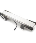 Electric Desktop Conveyor Belt With Adjustable Speed From 0 To 116 RPM For DIY Elevator Experiments Friction Test Model, white belt 10x50CM