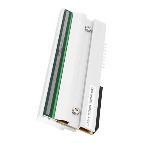 Heavy Duty Thermal Label Printhead Replacement Part At 203 Dpi For Sharp Barcode Prints featuring a white and green design.