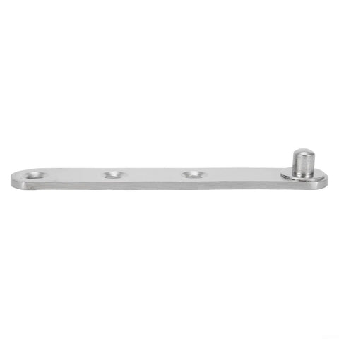 Smooth Stainless Steel Door Hinge With 360 Degree Rotating Shaft, Heavy Duty Thickened Core Design, Rounded Safe Edges No Burrs For Smooth Reliable Operation On Any Interior Or Exterior Project, silver finish, straight design