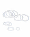 330 Pcs 11 Size Silicone O Ring Kit For Pressure Washer And Compressor Valves Pro Grade VMQ White O Rings 4mm To 10mm