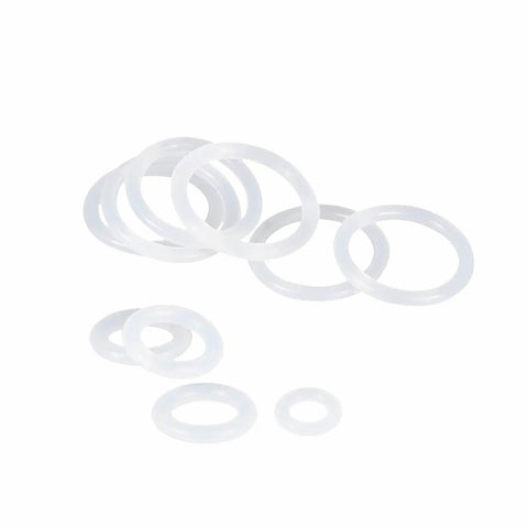 330 Pcs 11 Size Silicone O Ring Kit For Pressure Washer And Compressor Valves Pro Grade VMQ White O Rings 4mm To 10mm