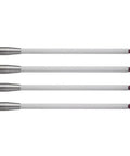 CMM touch probe stylus with 6mm ceramic ball tip, 100mm length, threaded handle; 4-pack