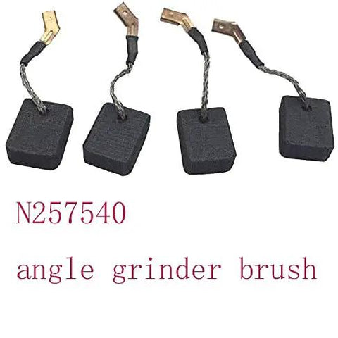 Beefed Up Heavy Duty Carbon Brush Set For Angle Grinder Motor Replacement 8 Pack includes four graphite brushes with connectors.