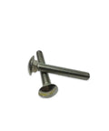 Five Eighths Inch Carriage Bolts Stainless Steel Four Inch Length Pack of Five for Building and Maintenance Durable Hardware