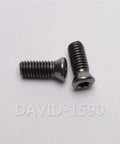 Two Premium Grade 12.9 Torx Head Machine Screws For CNC Lathe Tool Holders, high tensile fasteners for secure clamping.