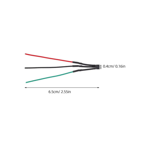 Built Tough High Temp Hall Sensor For Motors And Electric Tools Digital Hall Sensor With Easy Wire Lead Copper And Plastic Build Temperature Design Delivers Crisp Signal For EV Motors Power Tools And Industrial Use. 6.5cm wire lead, 3-wire