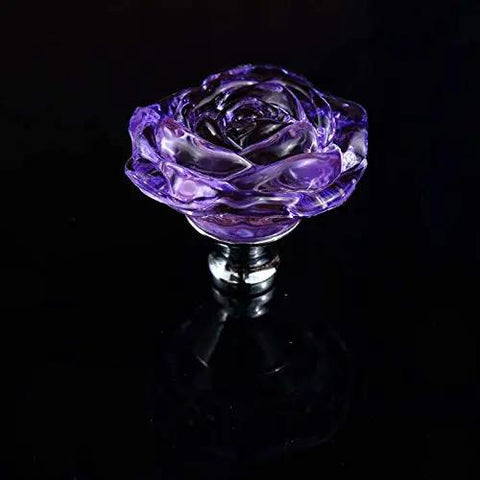 Get Ready To Upgrade With This Totally Stunning 55mm Pink Glass Crystal Rose Cabinet Pull Crafted From Tough Zinc Alloy For Quick Drawer And Wardrobe Door Swings Killer Home Decor Touch For Every Room.