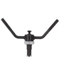 Heavy Duty Motorcycle Crankshaft Alignment Tool Engine Turning Bar With Solid Knurled Grip, black steel with ergonomic grips.