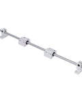 Pro Grade 8mm 500mm T8 Lead Screw Kit with Optical Axis and Aluminum Bearing Blocks for CNC and 3D Printers