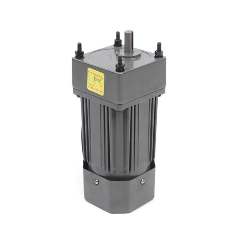 AC Gear Motor Reducer 110V 120W 3K Single Phase Gear Motor with Alloy Shell shown in upright position