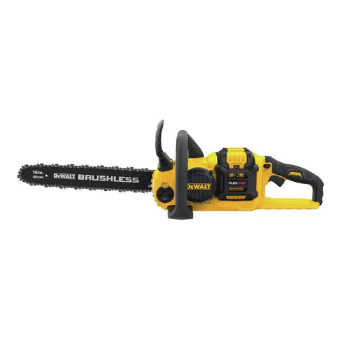 60V Max Brushless Chainsaw Kit with 16 Inch Oregon Bar and Chain, Auto Oiling, Tool Free Chain Tensioning and Bar Tightening Knob