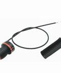 Throttle Grip And Cable For 3.6HP To 4.0HP 4 Stroke Boat Outboard Motors Black 67cm Length Replacement Marine Throttle Cable Easy Install Durable Build For Small Boats