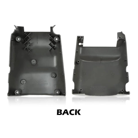 Back view of G-PLUS steering column cover set, gray, upper and lower shells for Toyota 4Runner 1990–1995 (2 pieces)