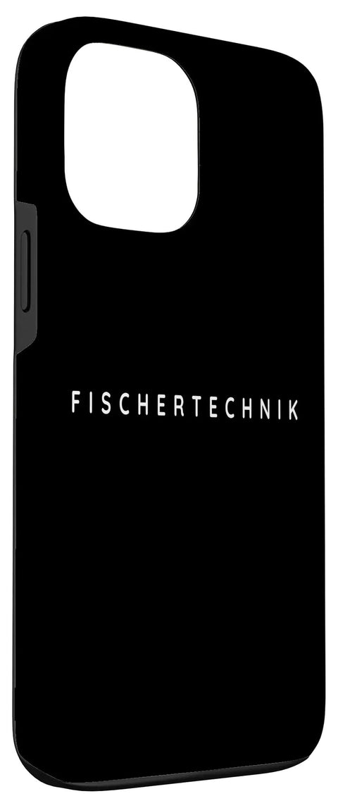 Fischertechnik Souvenirs Ski Resorts Design Case For 13 Pro Max Dope Phone Case For Skiers And Travel Junkies With Bold Resort Artwork And Protective Shell Built For The Slopes. black polycarbonate TPU iPhone 13 Pro Max case with Fischertechnik logo