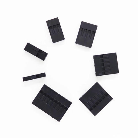 Grab This Awesome 620Pcs Connector Kit With 2.54mm Jumper Wire Pin Header Housing Set Including Sweet Male Crimp Pins Plus Female Terminals For All Your DIY Electronics Projects That Come Off Totally Radical. Black 2.54mm connector housings
