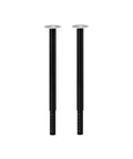 OLOV Adjustable Leg Set Of 2 In Black Steel For Custom Tables Height From 23.6 To 35.4 Inches Each Leg Supports Up To 28 Pounds