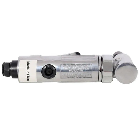 High Octane 1/4 Inch Air Angle Die Grinder Cranks At 21000 RPM Variable Speed Pneumatic Tool with aluminum housing.