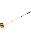 Jauarta Construction Measuring Wheel Lightweight Accurate Distance Tool for with aluminum rod and rubber handle, 19.3" to 41.7".