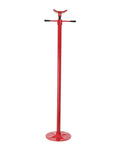 Heavy Duty Under Vehicle Support Stands With One Ton Capacity Featuring No Fuss Height Adjustment And Reinforced Rubber Platform for stable garage use.