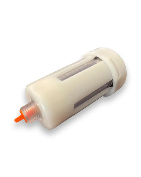 Must-Have Inline Desiccant Air Dryer For Spray Guns And Pneumatic Tools, 15 SCFM, 125 PSI, 1/4 In NPT, Mounts Directly To Gun Or Mini Regulator, DFD-10 Pack Of 2, Removes Dirt, Water Vapor And Oil Vapor For Clean, Dry Air