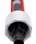 Pro Grade Flow Meter Assembly 25280-100-950 For Powerclean Ultra Chlorine Feeder Easy Fit Replacement Part With Precise Dosing Sensor For Pool And Spa Sanitation Equipment, white and red plastic assembly