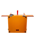 Front view of PCB Test Frame Jig For PCBA Testing Bakelite Fixture Rack With Open Cover And Replaceable A B C Boards Rotatable C Board Adapter