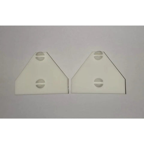 Pair Drawer Slide Rear Mounting Bracket Replacement Kit Built Tough For Cabinet Drawers 3D Printed Plastic Upgrade Heavy Duty Strength