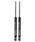Direct Fit Heavy Duty Pair Liftgate Lift Supports For Chevy Astro 1990 To 2000 And GMC Safari 1992 To 2000 Van Gas Shock Struts black lift supports close up view