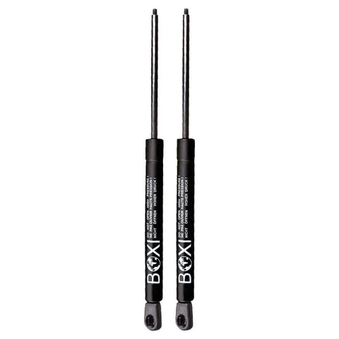 Direct Fit Heavy Duty Pair Liftgate Lift Supports For Chevy Astro 1990 To 2000 And GMC Safari 1992 To 2000 Van Gas Shock Struts black lift supports close up view