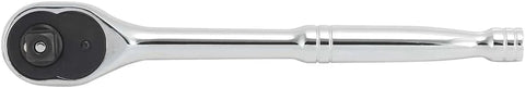 Beefy 1/2 Inch Ratchet Wrench With 72-Tooth Reversible Mechanism, Quick Release 1/2 Drive, 10 Inch Tear-Drop Oval Head, CR-V Steel Build