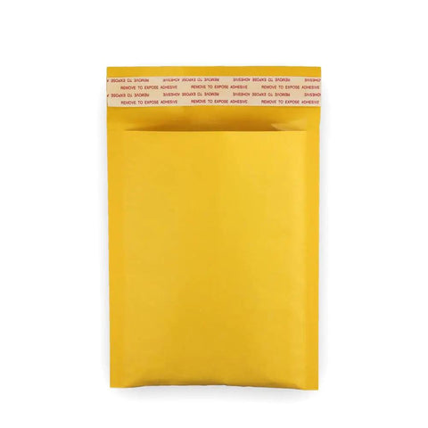 Bulk 25 Kraft Bubble Mailers 5 x 8 Inches Self Sealing Padded Envelopes With Tear Strips Air Cushioned Shipping Supplies