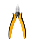 Get The Job Done Right With These Durable Spring Action Diagonal Cutting Pliers, 128mm wire cutter for electricians, with yellow handles.