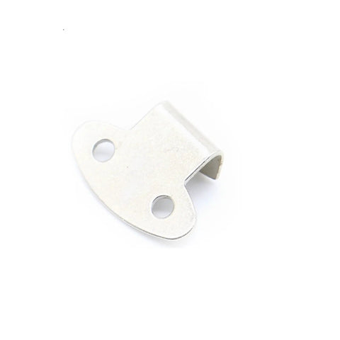 Heavy Duty J106 Cabinet Box Spring Loaded Latch Catch Toggle Lock With Hasp For Sliding Door Windows 27Mm By 63Mm Iron Build Secure Fit, white iron hasp