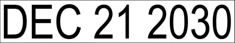 DEC 21 2030 date impression from Slick Self Inking Date Stamp With Month Day And Year For Legal Docs And Bills.