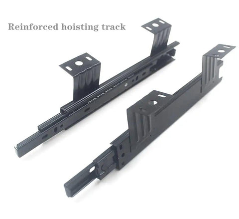 Heavy Duty Full Extension Keyboard Drawer Slides With Soft Close Ball Bearing Runners Top Mount Black 290mm 12 Inch And 10 Inch