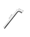 Kichvoe Premium Hex Key Wrench Set With Ball End Design And Long Arm Build For Precision Screw Repair Plus Industrial Maintenance Tasks In Electronics And Bike Fixes High Carbon Steel Metric Tools, 22cm hex key